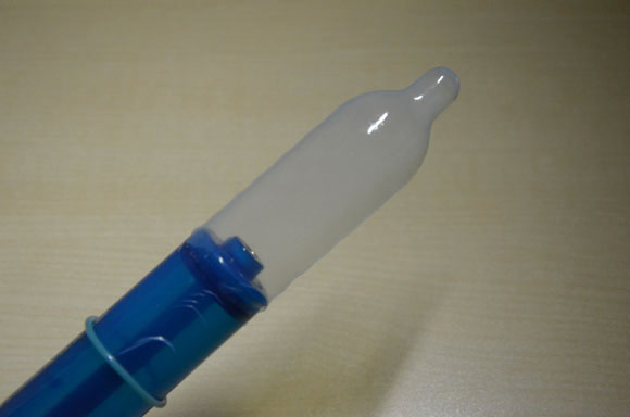 めちゃうすに空気を入れたところ