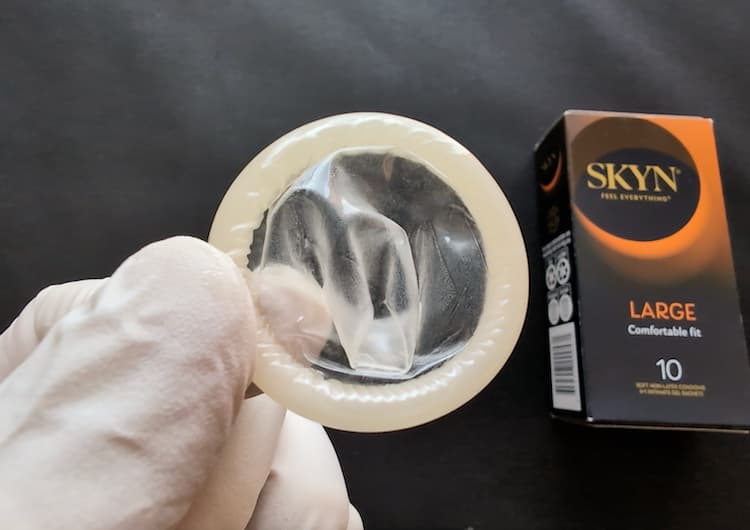 SKYN XL（オーストラリア）のコンドームオモテ側