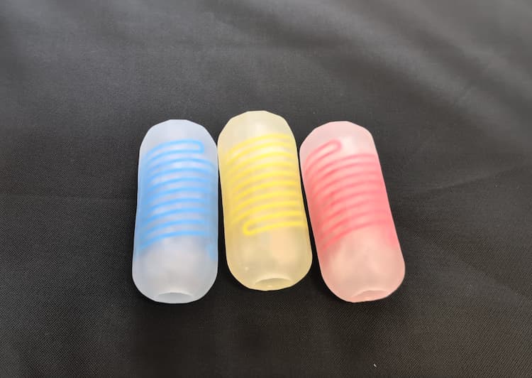 TENGAスピナーデラックス3種を並べたところ