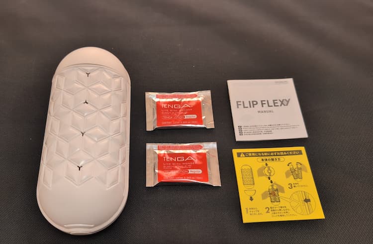 TENGA FLIP FLEXYの箱の中に入っていたもの