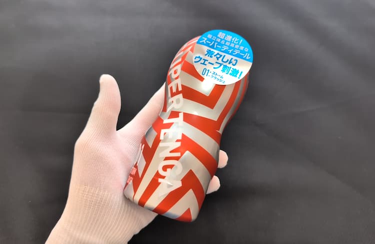 スーパーテンガ01 STORM CRASHの開封前の状態