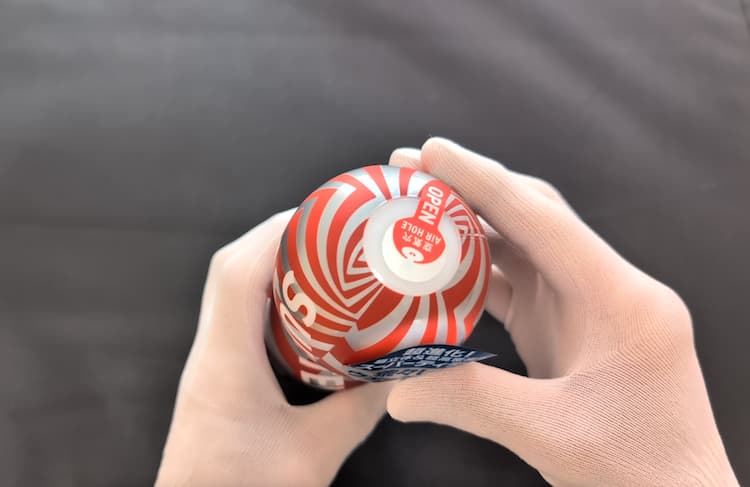 スーパーテンガ01 STORM CRASHのエアホール部分