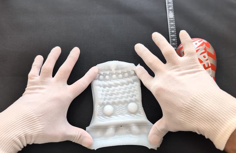 スーパーテンガ01 STORM CRASHのホール内を広げたところ