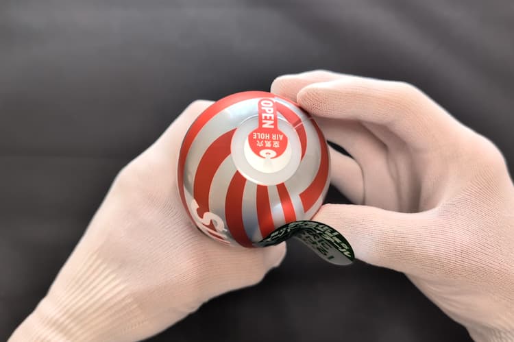 スーパーテンガ02 TORNADO BLASTのエアホール部分