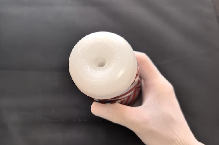 スーパーテンガ02 TORNADO BLASTの挿入口部分のゲル