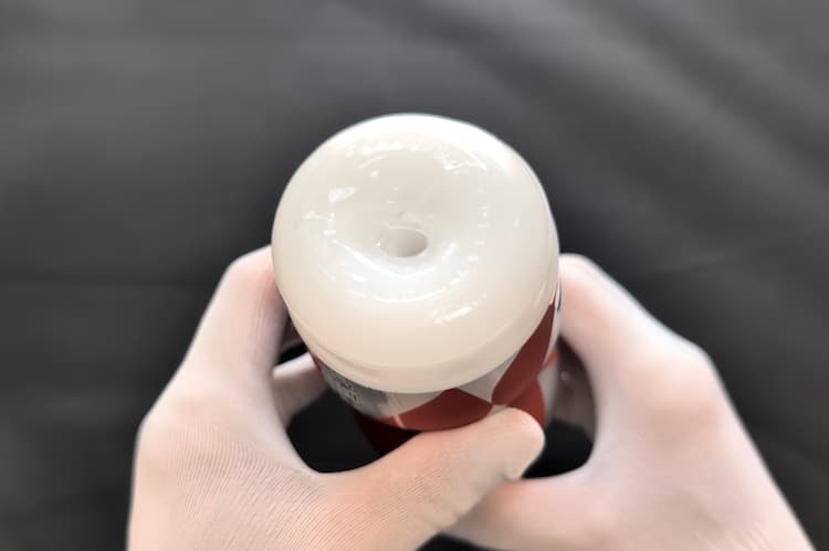 スーパーテンガ03 METEOR SMASHの挿入口部分の肉厚ゲル