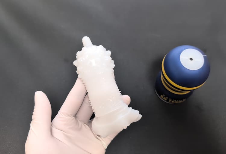 プレミアムSDテンガのゲルを裏返しにしたところのその2
