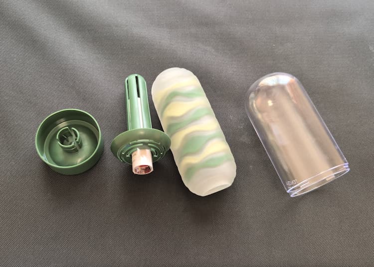 TENGA ARTE FOREST DRAPEのケースを開けたところ