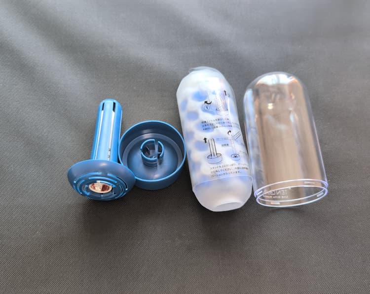 TENGA ARTE MARINE TWEEDのケースを開けたところ