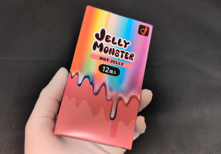 オカモトゼリーモンスターHOT JELLYのパッケージ表面